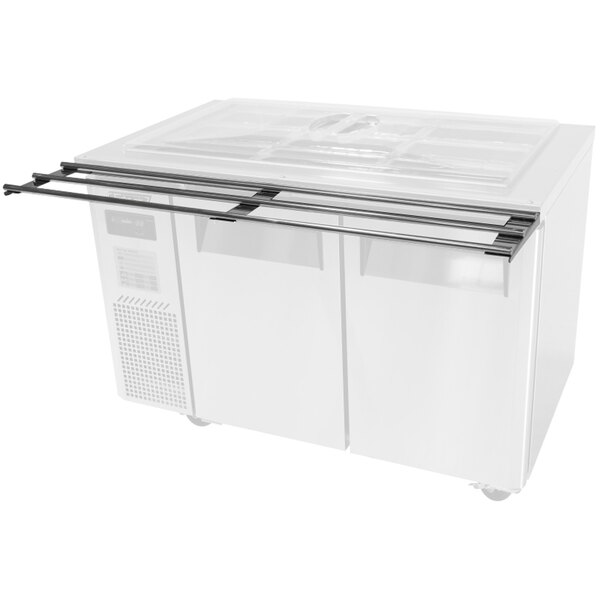 A Turbo Air TS-36 tray slide in white.