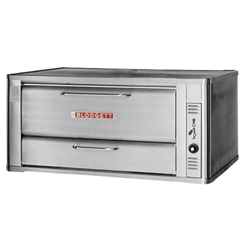 A stainless steel Blodgett deck oven with two drawers.