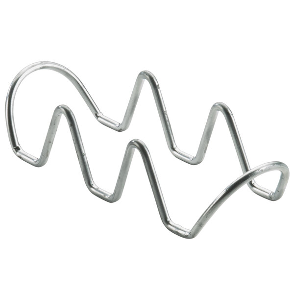 A stainless steel wire holder with 3 compartments.