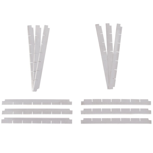 A set of several white Garde XL plastic strips.