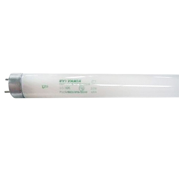 A True T8 fluorescent lamp with green text on white.