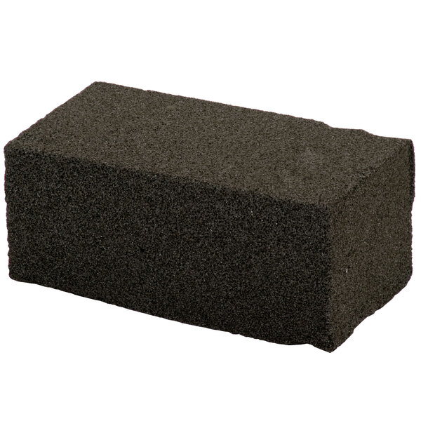 A black grill brick with a white background.