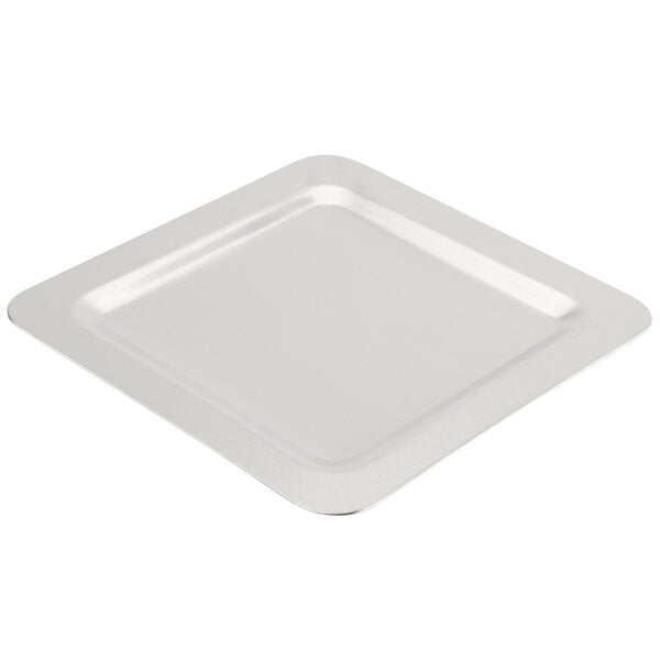 A square silver American Metalcraft pizza pan separator with a white background.