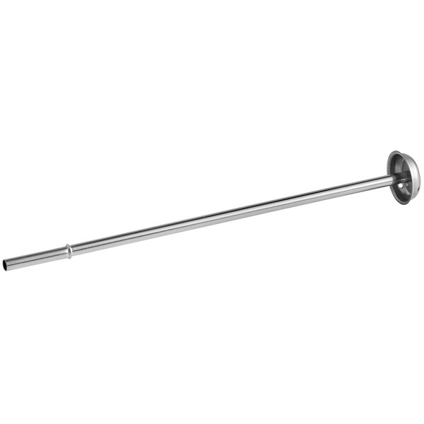 An Avantco stainless steel basket stem with a handle.