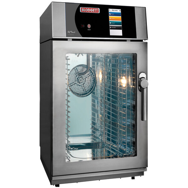 A Blodgett Mini Boilerless Electric Combi Oven with touchscreen controls.
