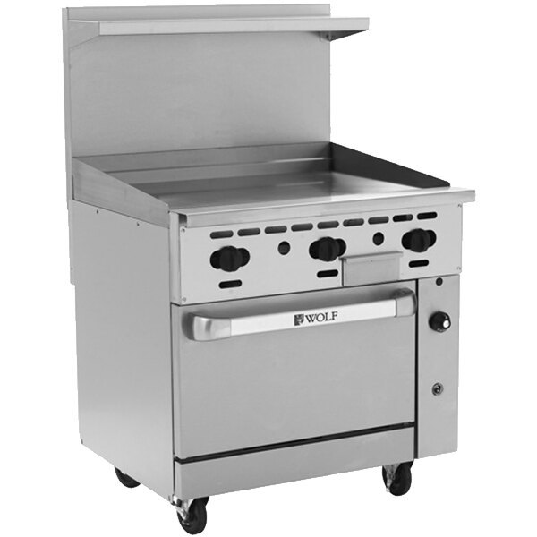 Wolf C36C36GP Challenger XL Series Liquid Propane 36" Manual Range