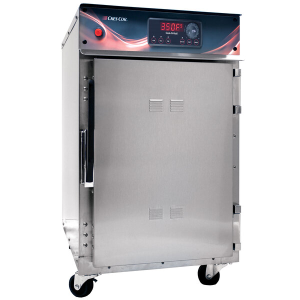 A Cres Cor undercounter cook and hold oven with a digital display.