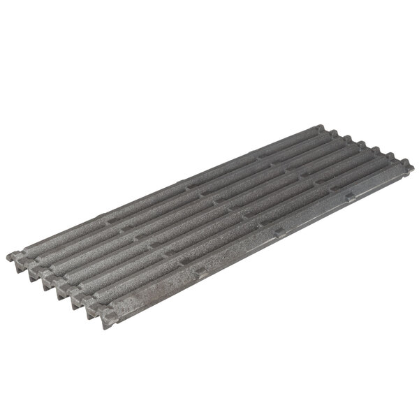 An APW Wyott grey metal top grate with four rows of holes.
