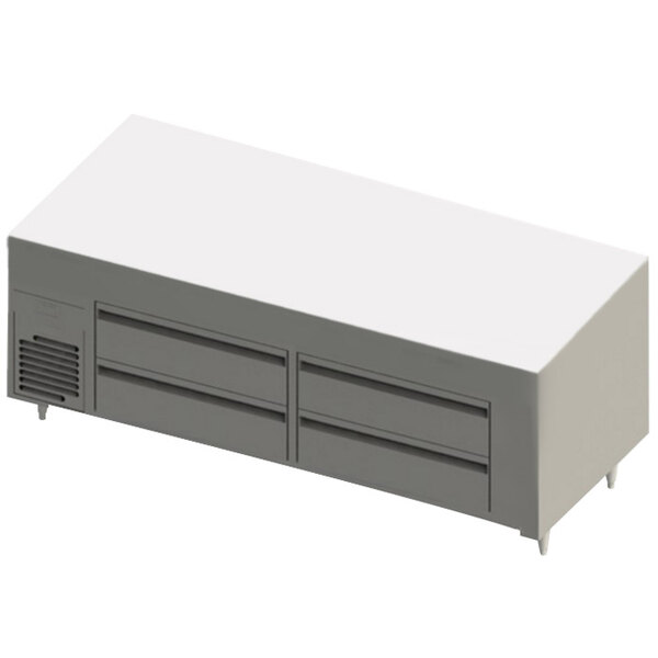 A white metal Blodgett chef base with drawers.
