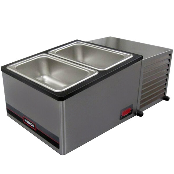 Nemco 9010 Refrigerated Two Well Cold Condiment Station 120V