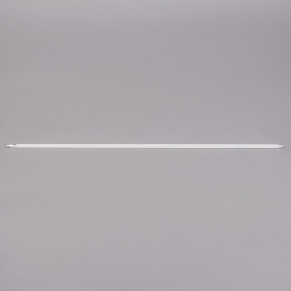 A long white Satco T5 LED light pole.