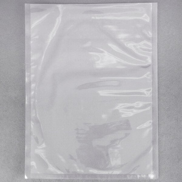 An ARY VacMaster chamber vacuum packaging bag with a wrinkled surface.