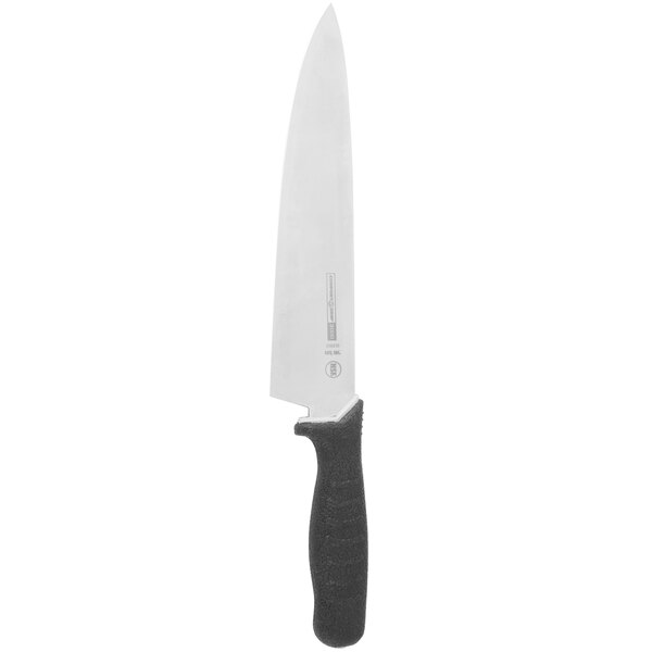 An ARY VacMaster chef's knife with a black handle.