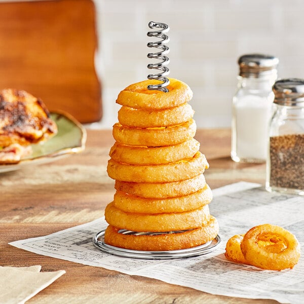 Clipper Mill by GET 4-81870 Stainless Steel 7" Onion Ring Spiral Tower