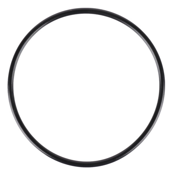 A black curved o-ring.