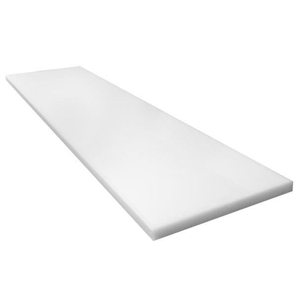 A white rectangular True split top cutting board.