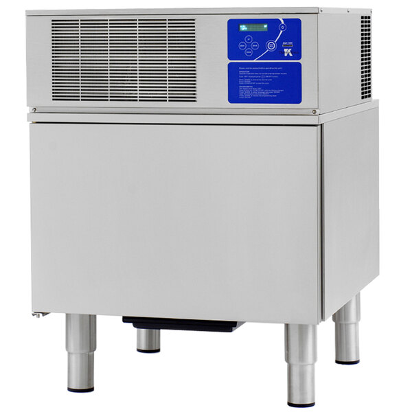 A Thermo-Kool commercial blast chiller with a blue panel.