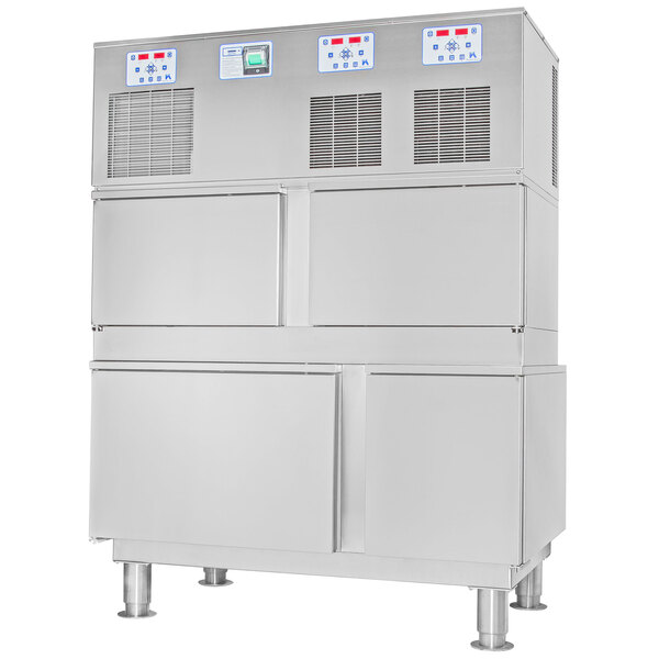 A large silver Thermo-Kool commercial blast chiller with drawers.