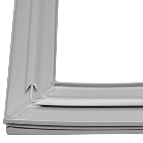 A white rectangular magnetic door gasket.