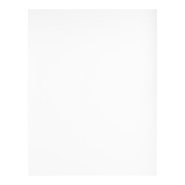 Neenah 80211 Exact 8 1/2" x 11" White Pack of 67# Vellum Paper Cover Stock - 250 Sheets