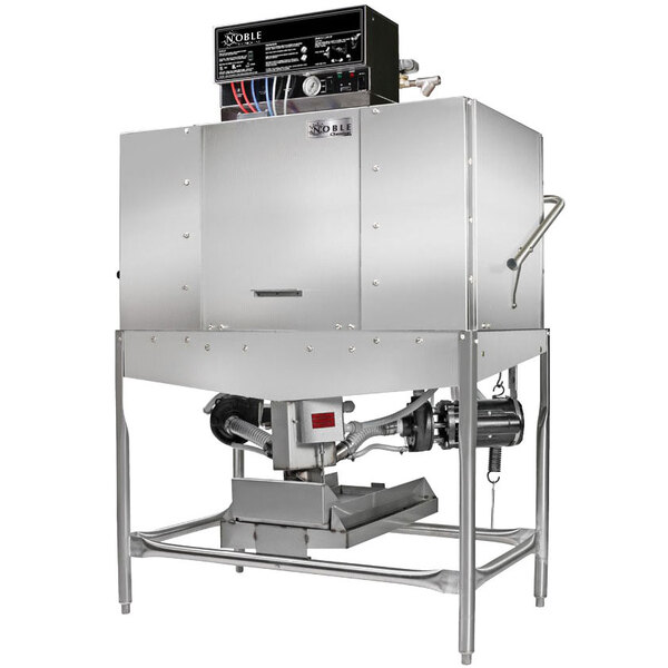 Noble Warewashing II Double Rack Low Temperature Corner Dishwasher Right Side, 115V