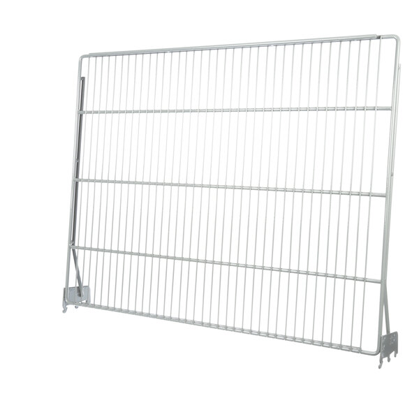 A Master-Bilt cantilever wire shelf for a merchandiser refrigerator with a white background.