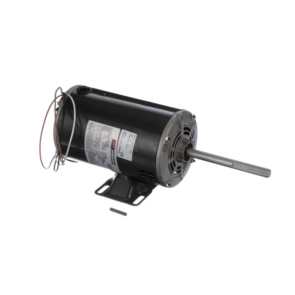 A Middleby Marshall 27381-0075 black electric motor with a metal rod.