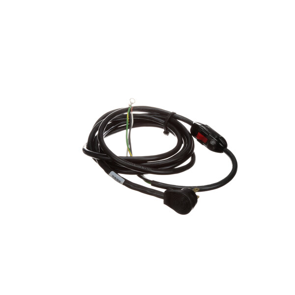 A black Hatco cord with a red switch.