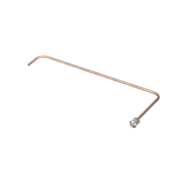 A Southbend front pilot assembly with a long, thin copper pipe and a long metal stick.
