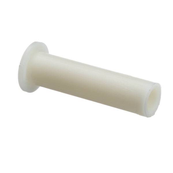 A white plastic tube with a white plastic end.