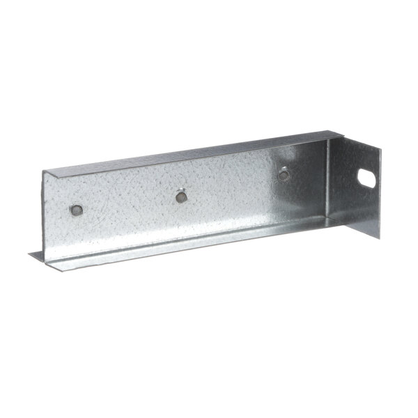 A Norlake metal bracket with two holes on the side.