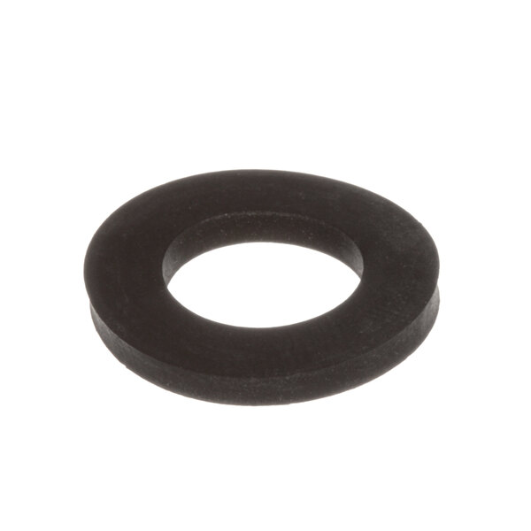 A black rubber Cleveland gasket on a white background.