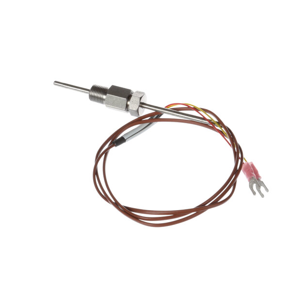 A Cleveland Thermocouple with wires and a 1/8 inch tip.