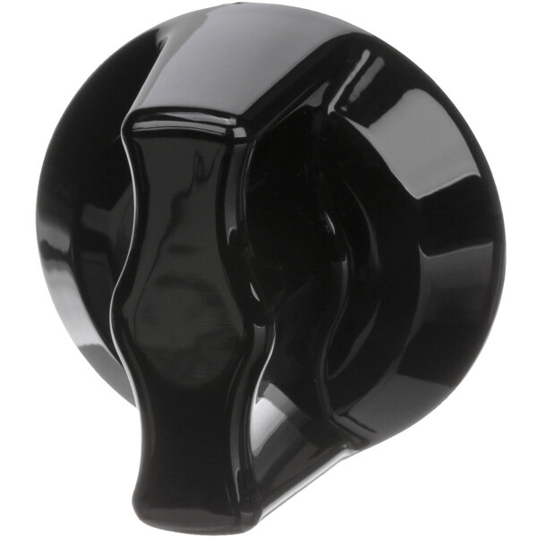 A Montague black knob with a hole.