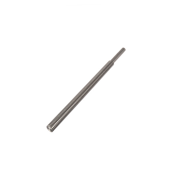 A long metal Blakeslee elevator screw with a pointed end.