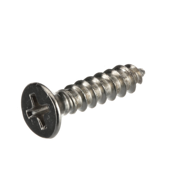 A close-up of a Delfield #8 screw.