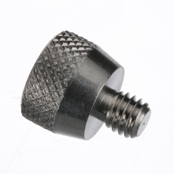 A close-up of a Hatco thumb screw with a metal nut on top.