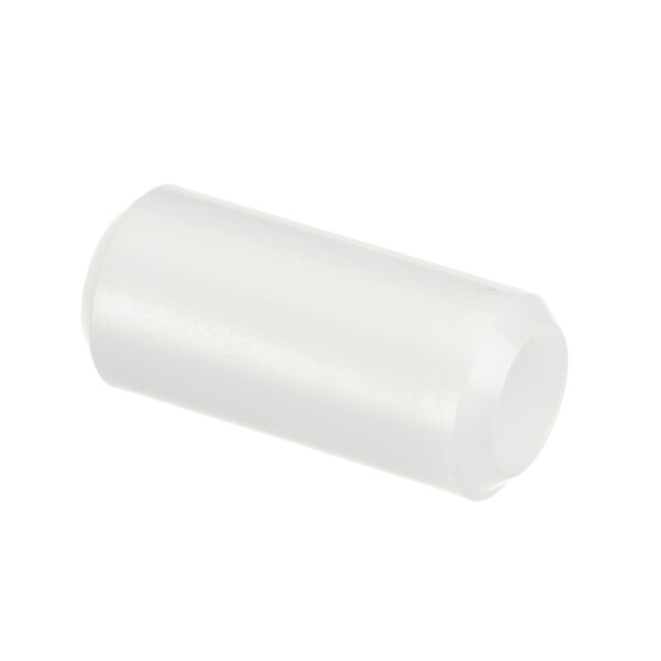 A white plastic cylinder on a white background.