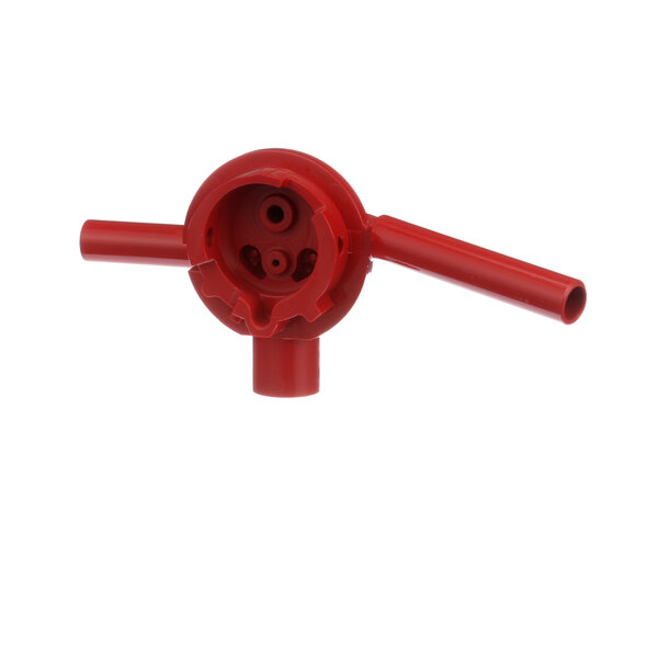 A red plastic Taylor Inlet Adapter.