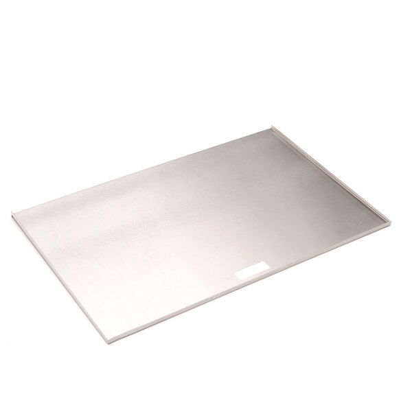 A silver rectangular Master-Bilt bottom pan.