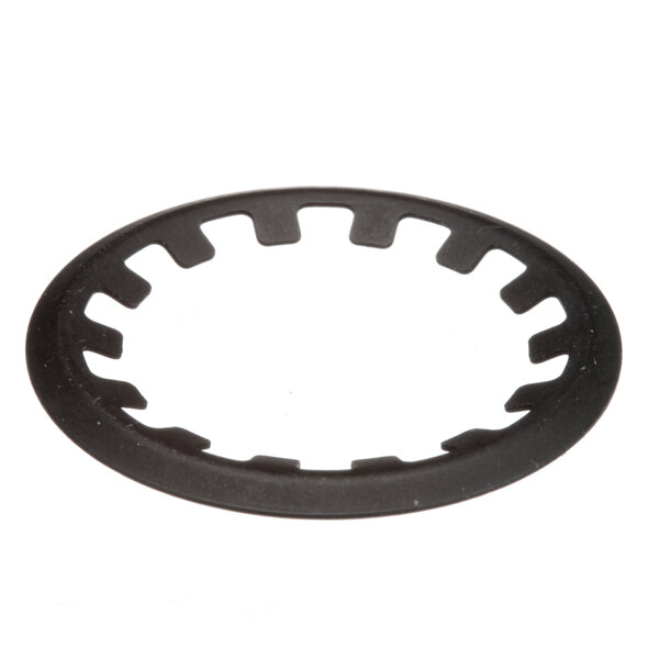 A black Frymaster Truarc ring with holes.
