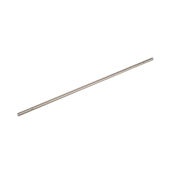 A long thin metal rod with a silver handle.