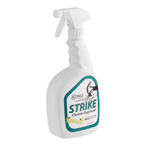 Noble Chemical 1 qt. / 32 fl. oz. Strike All Purpose Ready-to-Use Cleaner / Degreaser