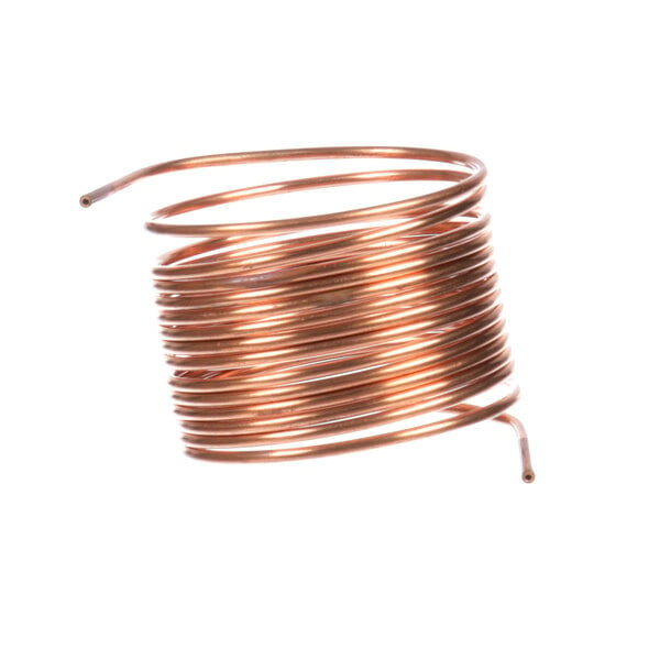 A coil of copper Master-Bilt capillary tube.
