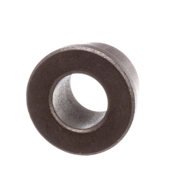 A close-up of a round black steel Southbend lower bushing.