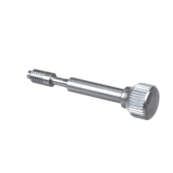 A close-up of a stainless steel Globe 10-B Special screw.