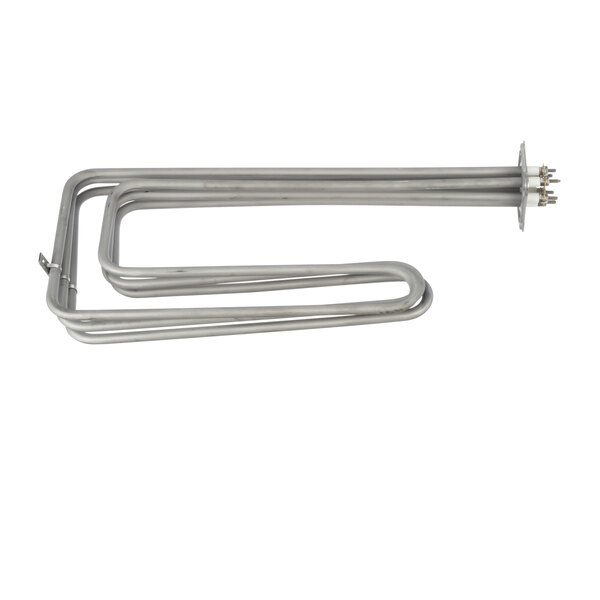 A stainless steel Champion heating element with metal rods.