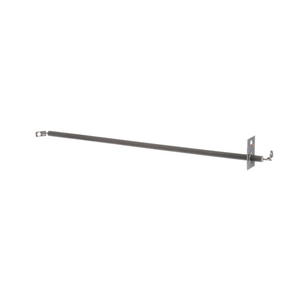A long metal rod with a screw on the end.