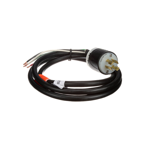 A black Hatco cord with a round plug.