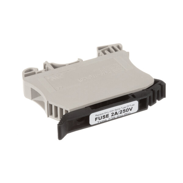 A Power Soak 28923 fuse block with a black and grey plastic cover.